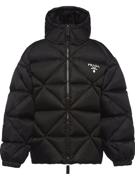 prada vinterjacka|prada re nylon down jacket.